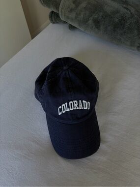 Brandy Melville Navy 'Colorado' Baseball Cap